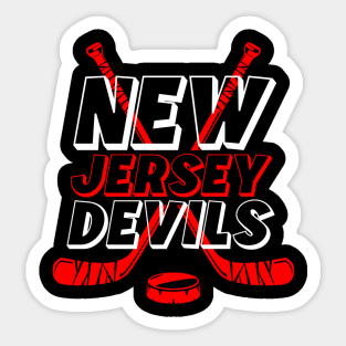 New jersey devils Sticker